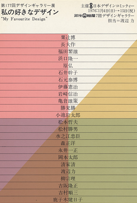 第177回デザインギャラリー1953「私の好きなデザイン」