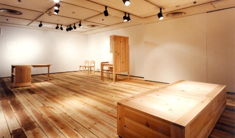 第528回デザインギャラリー1953「森豪男の杉の家具」