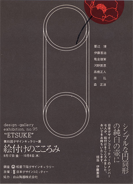 第95回デザインギャラリー1953「絵つけのこころみ」